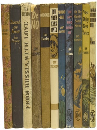 Complete UK Book Club Editions of Ian Fleming's James Bond Novels. Comprising: Live and Let Die, Diamonds Are Forever, From Russia With Love, Dr. No, Goldfinger, For Your Eyes Only (short stories inc. From A View To A Kill, Quantum of Solace), Thunderball, The Spy Who loved Me, On Her Majesty's Secret Service, You Only Live Twice, The Man with the Golden Gun.
