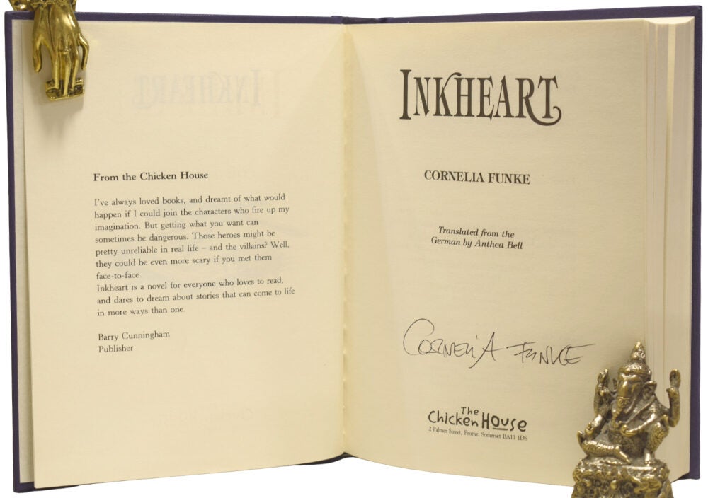 Inkheart Trilogy: Inkheart; Inkspell; Inkdeath | Cornelia FUNKE, born ...