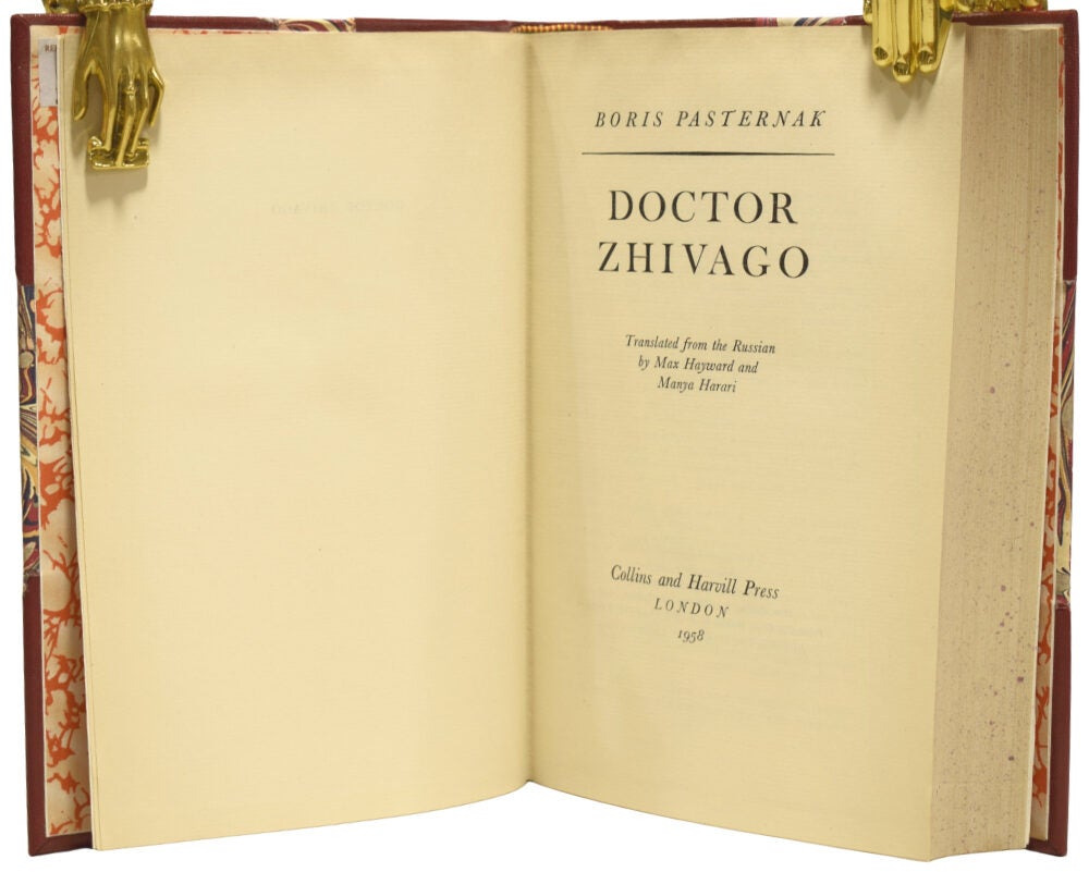 Doctor Zhivago. Translated from the Russian by Max Hayward and Manya ...