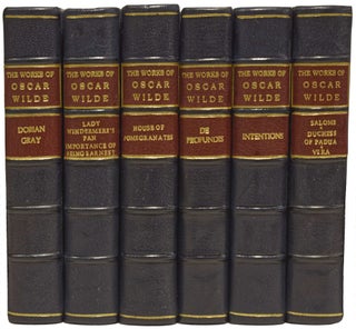The Works of Oscar Wilde: The Picture of Dorian Gray; Lady Windermere's Fan and The Importance of Being Earnest; A House of Pomegranates and A Happy Prince and Other Tales; De Profundis; Intentions; Salome, The Duchess of Padua, and Vera; A Woman of No Importance and An Ideal Husband; Lord Arthur Savile's Crime and The Portrait of Mr. W.H. and Other Stories; Essays and Stories; Poems in Prose; What Never Dies, A Romance by Barbey D'Aurevilly; Poems; Epigrams; Essays, Criticisms and Reviews; His Life.