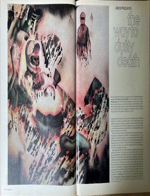 Item #75154 Contributes 'The Way to Dusty Death' to 'Penthouse' magazine, September 1973. Alistair MACLEAN.