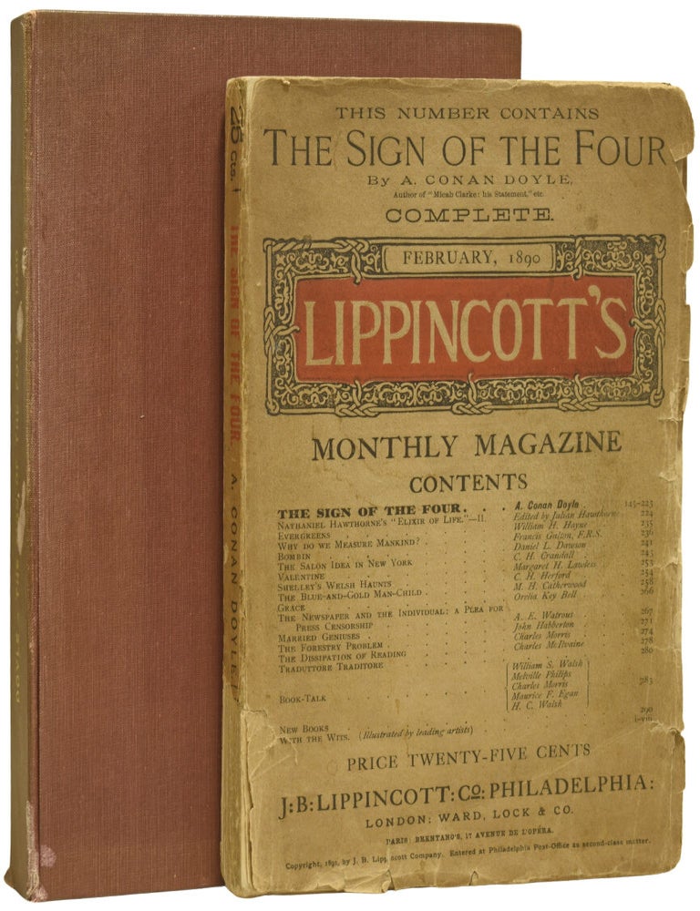 Item #75163 The Sign of The Four [in Lippincott's Monthly Magazine]. Arthur Conan DOYLE, Sir.