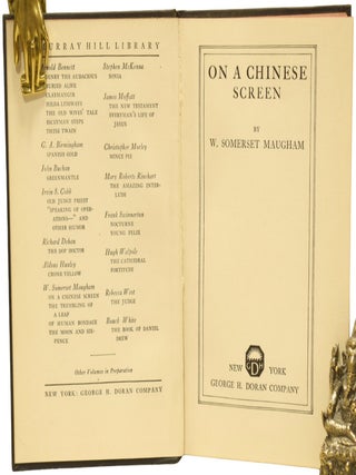 On a Chinese Screen.