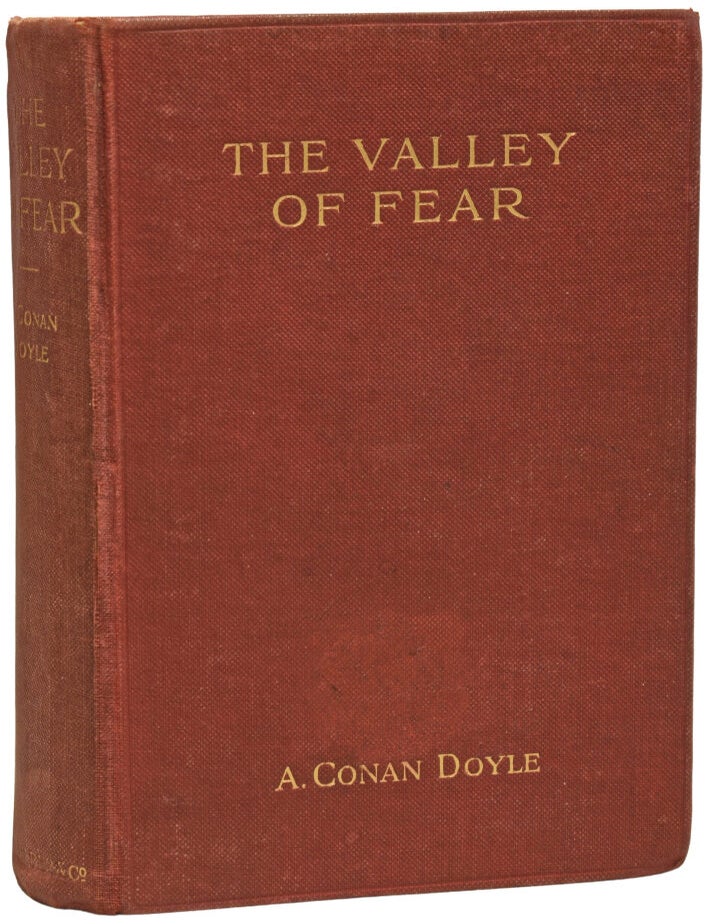 Item #75177 The Valley of Fear. Arthur Conan DOYLE, Sir, Frank WILES.