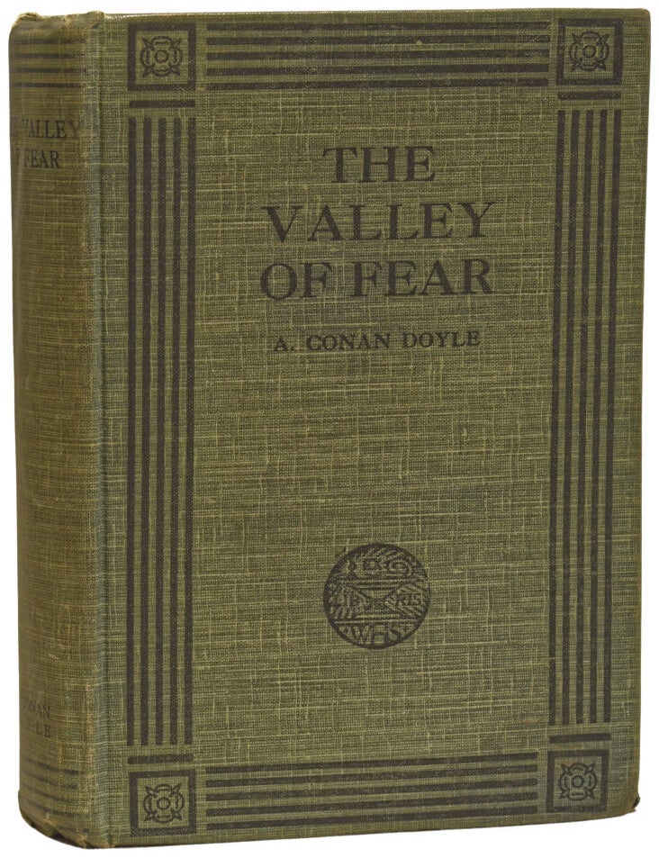 Item #75210 The Valley of Fear. Arthur Conan DOYLE, Sir, Frank WILES.