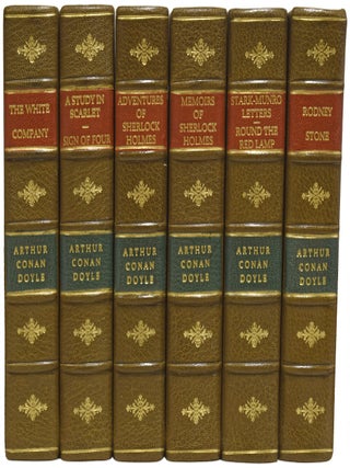 The Works of Arthur Conan Doyle [set of writings/novels including the Adventures & Memoirs of Sherlock Holmes, A Study in Scarlet and The Sign of Four].