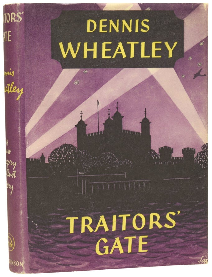 Item #75369 Traitors' Gate. Dennis WHEATLEY.