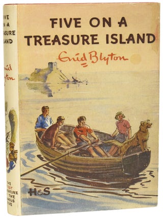 Item #75370 Five on a Treasure Island. An Adventure Story for Boys and Girls. Enid BLYTON, Eileen...