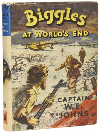 Item #75447 Biggles At World's End. Captain W. E. JOHNS, Leslie STEAD