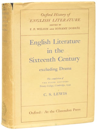 Item #75546 English Literature in the Seventeenth Century. Excluding Drama. The Completion of The...