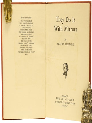 They Do It With Mirrors. Associated British Picture Corporation (ABPC) reader's report, unfavourably assessing the novel's potential for film adaptation, together with a First Edition book.