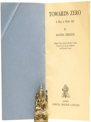 Towards Zero. A Play. Associated British Picture Corporation (ABPC) reader's report, unfavourably assessing the play's potential for film adaptation. Together with a copy of the published book.