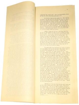 The Mousetrap. A Play. Associated British Picture Corporation (ABPC) reader's report, favourably assessing the play's potential for film adaptation. Together with a copy of the original theatre programme.