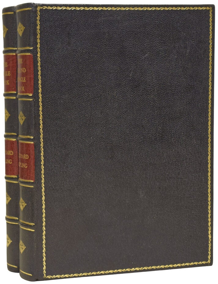 Item #75617 The Jungle Book [and] The Second Jungle Book. Volumes XI and XII of The Seven Seas edition of the Works of Rudyard Kipling. Rudyard KIPLING, Joseph.