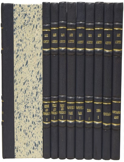 Item #75627 The Novels of Jane Austen, in Ten Volumes: Sense and Sensibility; Pride and Prejudice; Mansfield Park; Northanger Abbey and Persuasion; and Emma. Edited by Reginald Brimley Johnson. Jane AUSTEN, Reginald Brimley JOHNSON, William C. COOKE.