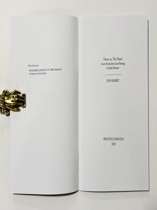 Notes on The Notes [Ian Fleming biography review].