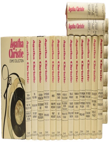 Item #75708 The Agatha Christie Crime Collection: The Murder of Roger Ackroyd, Murder on the Orient Express, Murder at The Vicarage, A Murder is Announced, Murder is Easy, The ABC Murders, Murder in The Mews, Murder in Mesopotamia, Murder on the Links, Lord Edgeware Dies, Mrs McGinty's Dead, Dead Man's Folly, The Hound of Death, Appointment with Death, Death on The Nile, Death in The Clouds, Death Comes as the End, Peril at End House, Crooked House, The Adventure of the Christmas Pudding, Poirot's Christmas, Poirot Investigates, Parker Pyne Investigates, They Do it with Mirrors, The Mirror Crack'd, The Clocks, The Seven Dials Mystery, The Listerdale Mystery, The Sittaford Mystery, A Caribbean Mystery, The Mystery of The Blue Train, The Mysterious Affair at Styles, And Then There Were None, Five Little Pigs, Third Girl, The Big Four, The Thirteen Problems, Towards Zero, Three Act Tragedy, The Hollow, The Moving Finger, 4.50 From Paddington, Passenger to Frankfurt, Evil Under the Sun, At Bertram's Hotel, Why Didn't They Ask Evans, Dumb Witness, Taken at The Flood, They Came to Baghdad, Sparkling Cyanide, The Secret of Chimneys, After the Funeral, The Body in The Library, Halloween Party, The Pale Horse, The Secret Adversary, By the Pricking of My Thumbs, The Mysterious Mr Quin, Endless Night, The Man in The Brown Suit, Ordeal by Innocence, One, Two Buckle my Shoe, Cards On the Table, N or M?, Cat Among the Pigeons, The Labours of Hercules, Hickory Dickory Dock, Partners in Crime, Sad Cypress, Nemesis, A Pocketful of Rye and Destination Unknown. Agatha CHRISTIE, Dame.