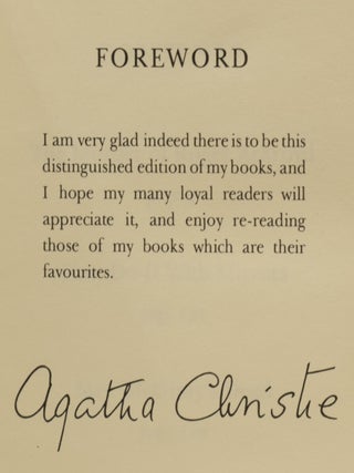 The Agatha Christie Crime Collection: The Murder of Roger Ackroyd, Murder on the Orient Express, Murder at The Vicarage, A Murder is Announced, Murder is Easy, The ABC Murders, Murder in The Mews, Murder in Mesopotamia, Murder on the Links, Lord Edgeware Dies, Mrs McGinty's Dead, Dead Man's Folly, The Hound of Death, Appointment with Death, Death on The Nile, Death in The Clouds, Death Comes as the End, Peril at End House, Crooked House, The Adventure of the Christmas Pudding, Poirot's Christmas, Poirot Investigates, Parker Pyne Investigates, They Do it with Mirrors, The Mirror Crack'd, The Clocks, The Seven Dials Mystery, The Listerdale Mystery, The Sittaford Mystery, A Caribbean Mystery, The Mystery of The Blue Train, The Mysterious Affair at Styles, And Then There Were None, Five Little Pigs, Third Girl, The Big Four, The Thirteen Problems, Towards Zero, Three Act Tragedy, The Hollow, The Moving Finger, 4.50 From Paddington, Passenger to Frankfurt, Evil Under the Sun, At Bertram's Hotel, Why Didn't They Ask Evans, Dumb Witness, Taken at The Flood, They Came to Baghdad, Sparkling Cyanide, The Secret of Chimneys, After the Funeral, The Body in The Library, Halloween Party, The Pale Horse, The Secret Adversary, By the Pricking of My Thumbs, The Mysterious Mr Quin, Endless Night, The Man in The Brown Suit, Ordeal by Innocence, One, Two Buckle my Shoe, Cards On the Table, N or M?, Cat Among the Pigeons, The Labours of Hercules, Hickory Dickory Dock, Partners in Crime, Sad Cypress, Nemesis, A Pocketful of Rye and Destination Unknown.
