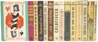 Item #75709 Complete James Bond series comprising Casino Royale (1959 printing), Live and Let Die...