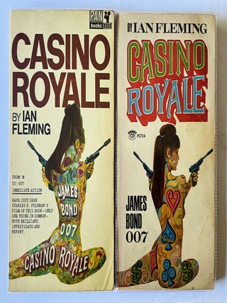 Item #75723 Casino Royale. Film tie-in editions [2 copies]. Ian Lancaster FLEMING