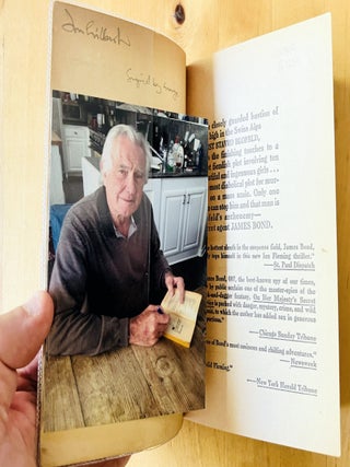On Her Majesty's Secret Service. Film tie-in edition, SIGNED by George Lazenby (with guaranteed provenance).