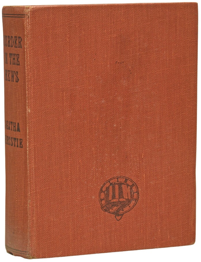 Item #75736 Murder In The Mews. 4 Poirot Stories. Agatha CHRISTIE, Dame.