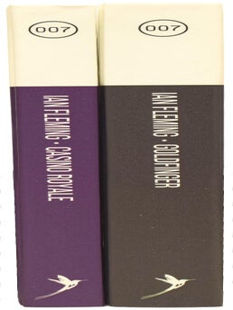 Casino Royale [together with] Goldfinger. Michael Gillette 007 Hardbacks. SPECIAL EDITIONS with metallic edges.