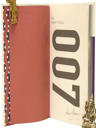 Casino Royale [together with] Goldfinger. Michael Gillette 007 Hardbacks. SPECIAL EDITIONS with metallic edges.
