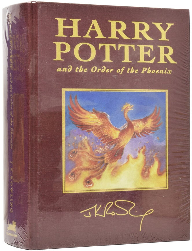 Item #75826 Harry Potter and the Order of the Phoenix. J. K. ROWLING, born 1965, Jason COCKCROFT.