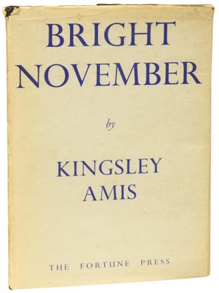 Item #75888 Bright November. Kingsley AMIS, Sir