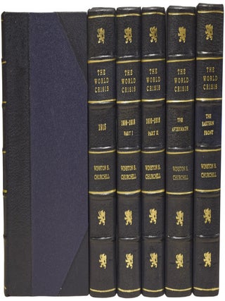 Item #76016 The World Crisis 1911-1918. [Complete in six volumes, including: 1911-1914; 1915;...