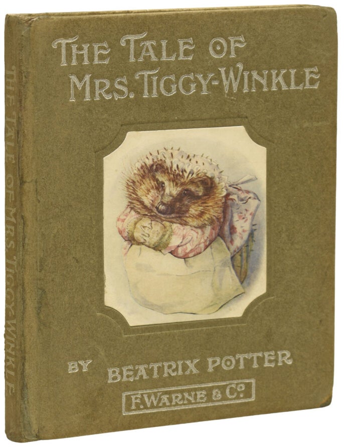 Item #76118 The Tale of Mrs. Tiggy-Winkle. Beatrix POTTER.