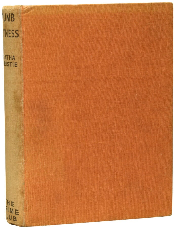 Item #76133 Dumb Witness [Hercule Poirot]. Agatha CHRISTIE, Dame.