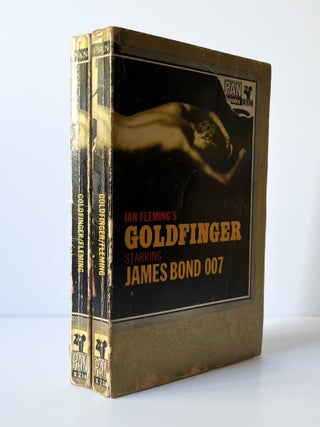 Goldfinger. UK Film tie-in editions [two variant copies of the same impression].