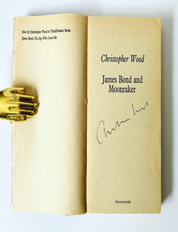 Item #76154 James Bond and Moonraker. Ian FLEMING, Christopher WOOD.
