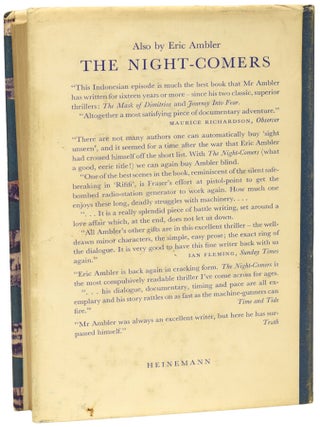 Passage of Arms. Associated British Picture Corporation (ABPC) reader's report, favourably assessing the novel's potential for film adaptation, together with a First Edition book.