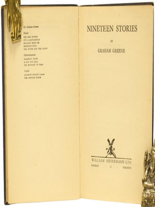 Across The Bridge. Associated British Picture Corporation (ABPC) reader's report, favourably assessing the novel's potential for film adaptation, together with a First Edition book 'Nineteen Stories' containing the tale.