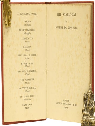The Scapegoat. Associated British Picture Corporation (ABPC) reader's report, assessing the novel's potential for film adaptation, together with a First Edition book.