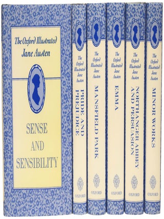Item #76186 The Novels [Works] of Jane Austen. The Oxford Illustrated Jane Austen. The Text based...