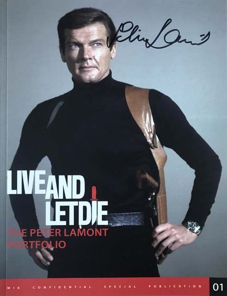 Item #76187 Live and Let Die: The Peter Lamont Portfolio. Peter LAMONT, Ian FLEMING.