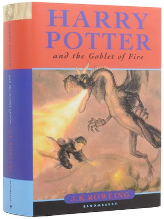 Item #76191 Harry Potter and the Goblet of Fire. J. K. ROWLING, born 1965, Giles GREENFIELD