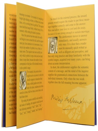 Item #76273 The Amber Spyglass. His Dark Materials III [with signed booklet]. Philip PULLMAN,...