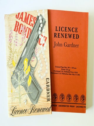 Item #76388 Licence Renewed. James Bond 007. Ian FLEMING, John GARDNER