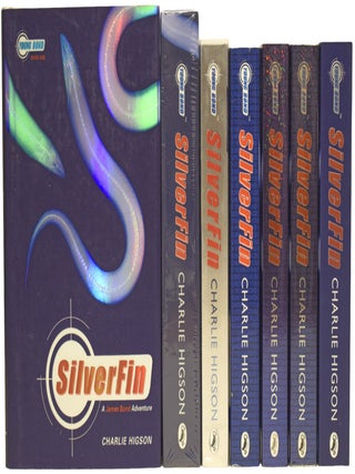 Item #76405 SilverFin (Young James Bond series). Group of seven UK and US editions. Charlie...