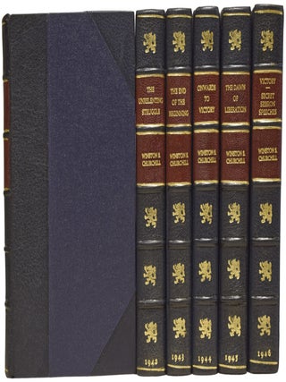 Item #76410 [War Speeches 1938-1945]: Into Battle; The Unrelenting Struggle; The End of the...