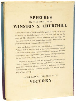 Victory. War Speeches by the Right Hon. Winston S. Churchill, O.M., C.H., M.P., 1945.