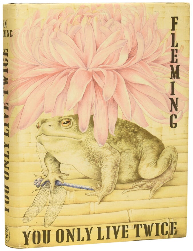 Item #76428 You Only Live Twice (a James Bond novel). Ian Lancaster FLEMING.