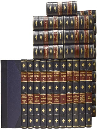 The Works of H.G. Wells: Atlantic Edition. Including: The Time Machine, The Invisible Man, Kipps, H. G WELLS, Herbert George.